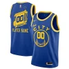Stupendo Golden State Warriors Nike 2020/21 Hardwood Classics Swingman Custom Jersey Blue per gli appassionati