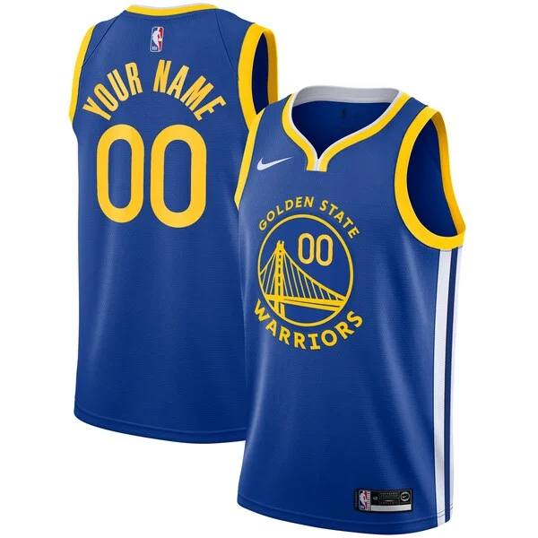 Splendido Bellissimo Incantevole Golden State Warriors Nike Unisex 2019/20 Custom Swingman Jersey Royal Icon Edition per gli appassionati