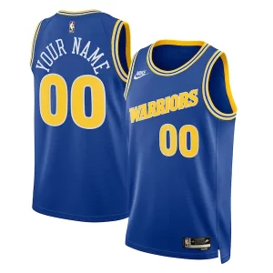 Cool Bellissimo Versatile Golden State Warriors Nike Unisex 2022/23 Custom Swingman Jersey Classic Edition Blue per gli appassionati