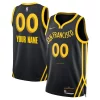 Delizioso Accattivante Golden State Warriors Nike Unisex 2023/24 Custom Swingman Jersey Black City Edition per gli appassionati