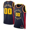 Trendy Duraturo Stupendo Golden State Warriors Nike Unisex 2024/25 Custom Swingman Jersey City Edition Navy per gli appassionati