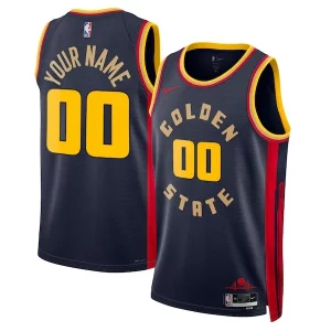 Trendy Duraturo Stupendo Golden State Warriors Nike Unisex 2024/25 Custom Swingman Jersey City Edition Navy per gli appassionati