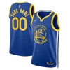 Sofisticato Bellissimo Fantastico Golden State Warriors Nike Unisex Swingman Custom Jersey Royal Icon Edition per gli appassionati