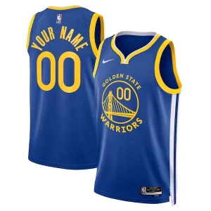 Sofisticato Bellissimo Fantastico Golden State Warriors Nike Unisex Swingman Custom Jersey Royal Icon Edition per gli appassionati