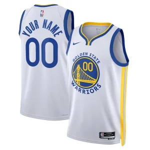 Moderno Golden State Warriors Nike Unisex Swingman Custom Jersey White Association Edition per gli appassionati
