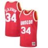 Cool Ottimo Robusto Hakeem Olajuwon Houston Rockets 1993/94 Hardwood Classics Swingman Jersey Red per gli appassionati