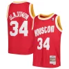 Stupendo Hakeem Olajuwon Houston Rockets Youth Swingman Throwback Jersey Red per gli appassionati