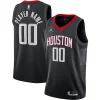 Eccezionale Houston Rockets Jordan Brand Swingman Custom Jersey Statement Edition Black per gli appassionati