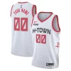 Carino Houston Rockets Nike 2019/20 Swingman Custom Jersey White City Edition per gli appassionati