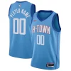 Classico Splendido Trendy Houston Rockets Nike 2020/21 Swingman Custom Jersey Blue City Edition per gli appassionati