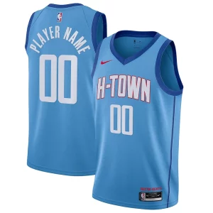 Classico Splendido Trendy Houston Rockets Nike 2020/21 Swingman Custom Jersey Blue City Edition per gli appassionati
