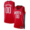 Stupendo Incantevole Attraente Houston Rockets Nike 2021/22 Diamond Swingman Custom Jersey Icon Edition Red per gli appassionati