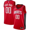 Carino Gorgeous Lussuoso Houston Rockets Nike Custom Swingman Jersey Icon Edition Red per gli appassionati