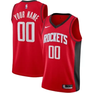Comodo Raffinato Fascinante Houston Rockets Nike Custom Swingman Jersey Icon Edition Red per gli appassionati
