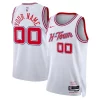 Meraviglioso Raffinato Prestigioso Houston Rockets Nike Unisex 2023/24 Custom Swingman Jersey White City Edition per gli appassionati