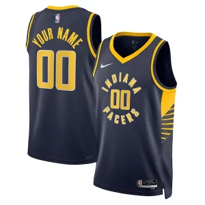Sofisticato Comodo Indiana Pacers Nike Unisex 2022/23 Swingman Custom Jersey Navy Icon Edition per gli appassionati