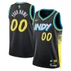 Cool Duraturo Lussuoso Indiana Pacers Nike Unisex 2023/24 Custom Swingman Jersey Black City Edition per gli appassionati