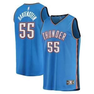 Classico Splendido Meraviglioso Isaiah Hartenstein Oklahoma City Thunder Youth Fast Break Replica Player Jersey Icon Edition Blue per gli appassionati