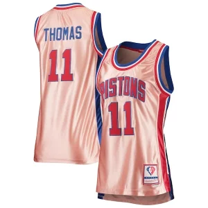 Bellissimo Accattivante Moderno Isiah Thomas Detroit Pistons Women's 75th Anniversary Rose Gold 1982 Swingman Jersey Pink per gli appassionati