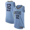 Comodo Ja Morant Memphis Grizzlies Jordan Brand Authentic Player Jersey Statement Edition Light Blue per gli appassionati