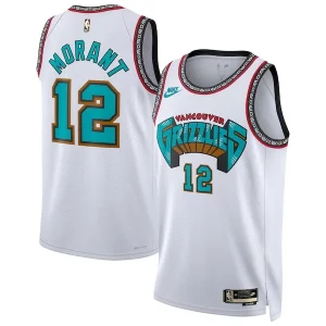 Delizioso Ja Morant Memphis Grizzlies Nike Unisex 2024/25 Swingman Jersey White Classic Edition per gli appassionati
