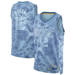 Comodo Bellissimo Moderno Ja Morant Memphis Grizzlies Nike Unisex Select Series Swingman Jersey Light Blue per gli appassionati