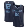 Bellissimo Ja Morant Memphis Grizzlies Youth Fast Break Replica Player Jersey Icon Edition Navy per gli appassionati