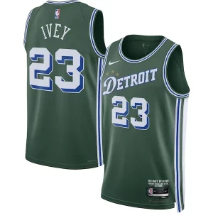Raffinato Jaden Ivey Detroit Pistons Nike 2022/23 Swingman Jersey City Edition Green per gli appassionati