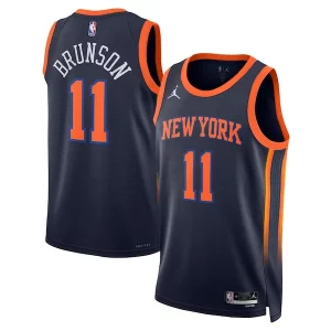 Fascinante Delizioso Bellissimo Jalen Brunson New York Knicks Jordan Brand Unisex Swingman Player Jersey Statement Edition Navy per gli appassionati