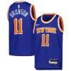 Prestigioso Jalen Brunson New York Knicks Nike Youth Swingman Jersey Icon Edition Blue per gli appassionati