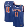Eccezionale Sofisticato Jalen Brunson New York Knicks Fast Break Replica Player Jersey Icon Edition Blue per gli appassionati