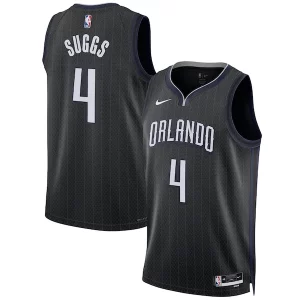 Gorgeous Robusto Jalen Suggs Orlando Magic Nike Unisex 2022/23 Swingman Jersey City Edition Black per gli appassionati