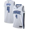 Resistente Jalen Suggs Orlando Magic Nike Unisex Swingman Jersey Association Edition White/Black per gli appassionati