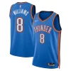 Comodo Jalen Williams Oklahoma City Thunder Nike Unisex Swingman Replica Jersey Icon Edition Blue per gli appassionati