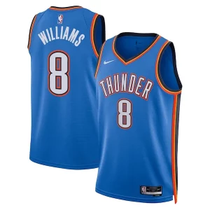 Comodo Jalen Williams Oklahoma City Thunder Nike Unisex Swingman Replica Jersey Icon Edition Blue per gli appassionati