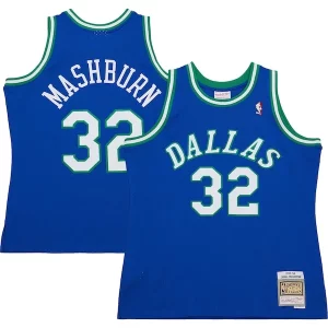 Eccezionale Lussuoso Versatile Jamal Mashburn Dallas Mavericks 2001/02 Hardwood Classics Swingman Jersey Blue per gli appassionati