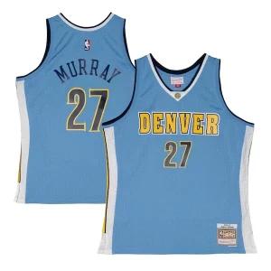 Comodo Jamal Murray Denver Nuggets 2016/17 Throwback Swingman Jersey Powder Blue per gli appassionati