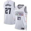Comodo Jamal Murray Denver Nuggets Nike Unisex 2024/25 Swingman Player Jersey City Edition White per gli appassionati