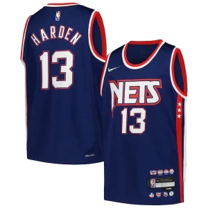 Stupendo Duraturo Meraviglioso James Harden Brooklyn Nets Nike Youth Swingman Jersey City Edition Navy per gli appassionati