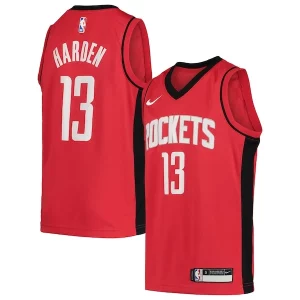 Fascinante Meraviglioso Resistente James Harden Houston Rockets Nike Youth Team Swingman Jersey Icon Edition Red per gli appassionati