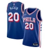 Stupendo Cool Bellissimo Jared McCain Philadelphia 76ers Nike Swingman Jersey Icon Edition Royal per gli appassionati