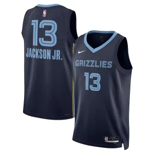 Trendy Jaren Jackson Jr. Memphis Grizzlies Nike Unisex Swingman Jersey Icon Edition Navy per gli appassionati