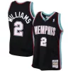 Prestigioso Jason Williams Memphis Grizzlies 2001/02 Hardwood Classics Swingman Jersey Black per gli appassionati