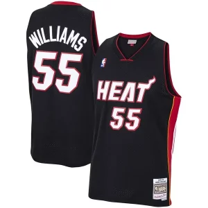 Lussuoso Prestigioso Attraente Jason Williams Miami Heat 2005/06 Hardwood Classics Swingman Jersey Black per gli appassionati