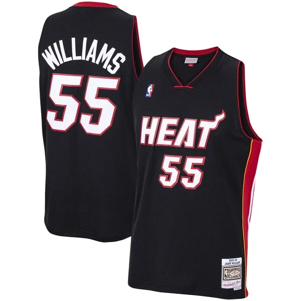 Lussuoso Prestigioso Attraente Jason Williams Miami Heat 2005/06 Hardwood Classics Swingman Jersey Black per gli appassionati