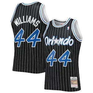 Comodo Meraviglioso Jason Williams Orlando Magic 2001/02 Hardwood Classics Swingman Jersey Black per gli appassionati
