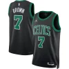 Sofisticato Jaylen Brown Boston Celtics Jordan Brand Unisex Swingman Jersey Statement Edition Black per gli appassionati
