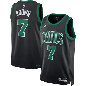 Sofisticato Jaylen Brown Boston Celtics Jordan Brand Unisex Swingman Jersey Statement Edition Black per gli appassionati