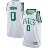 Attraente Bellissimo Fascinante Jayson Tatum Boston Celtics Nike Youth Swingman Jersey Association Edition White per gli appassionati