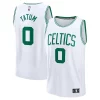 Versatile Cool Fantastico Jayson Tatum Boston Celtics Youth Fast Break Replica Player Jersey Association Edition White per gli appassionati